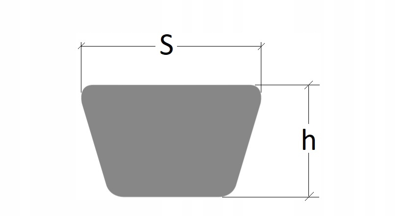 Pas pasek klinowy GATES HZ Z 710 Ld/ 688 Lw Z27 Kod producenta Z27