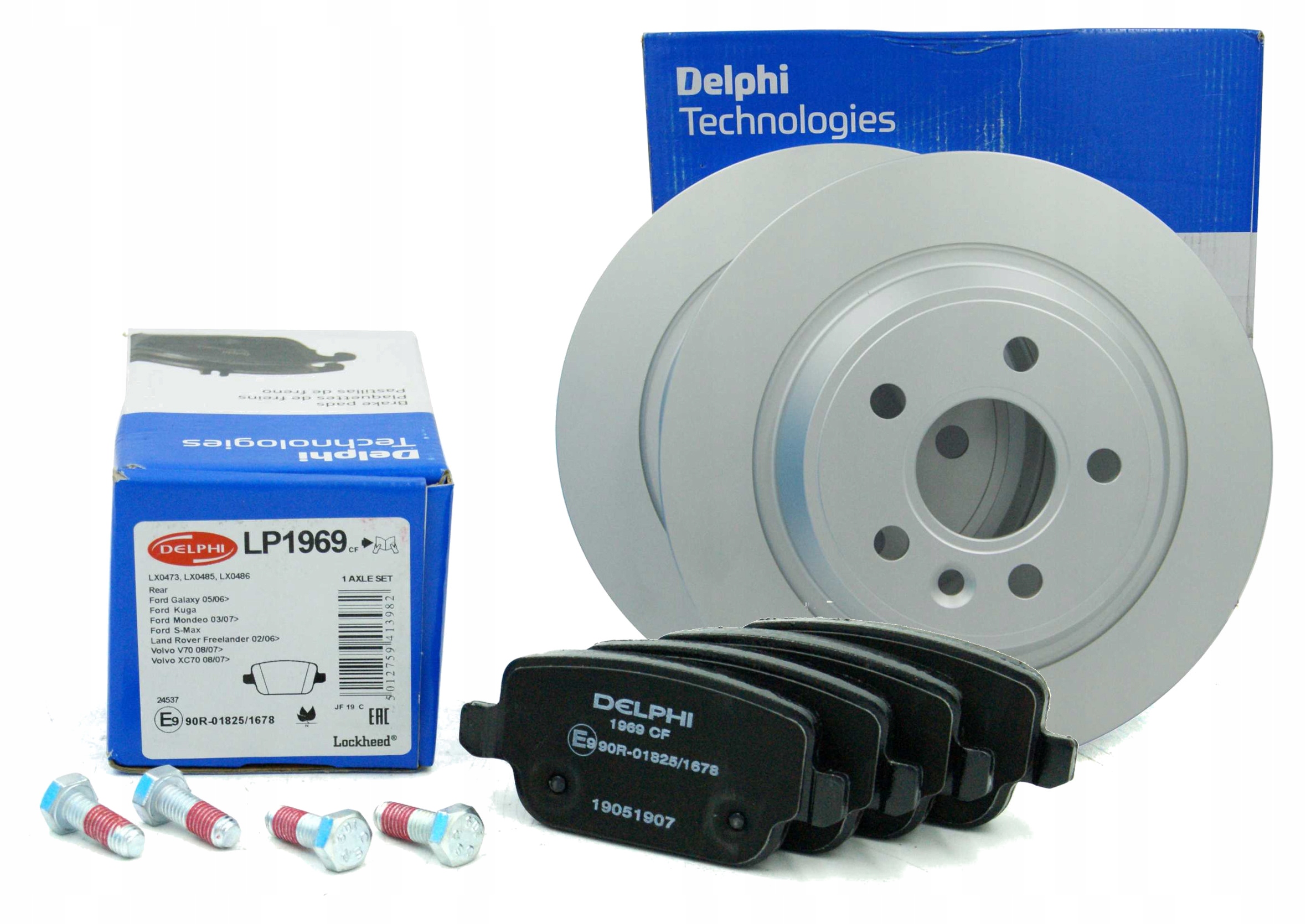 DELPHI ДИСКИ + КОЛОДКИ ЗАДНИЕ ДЛЯ FORD MONDEO MK4 IV GALAXY