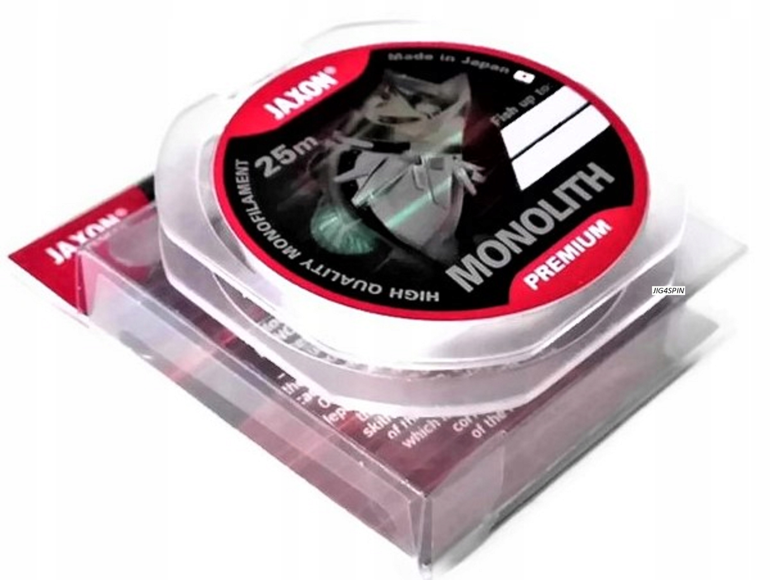 Żyłka Jaxon Monolith Premium 0,16mm/25m na przypon