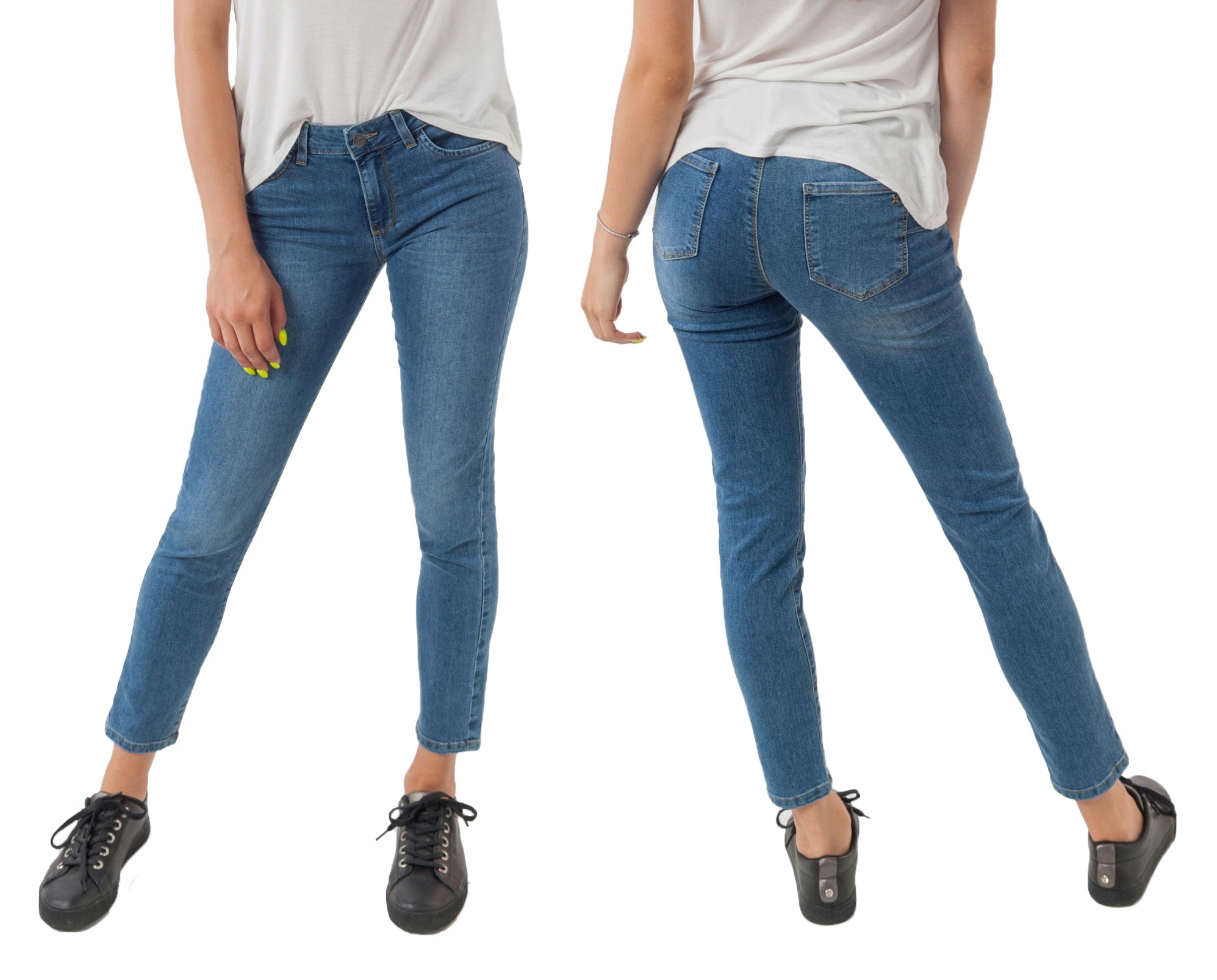 

Spodnie Jeans Rurki Push Up Damskie 711/418J 92 cm