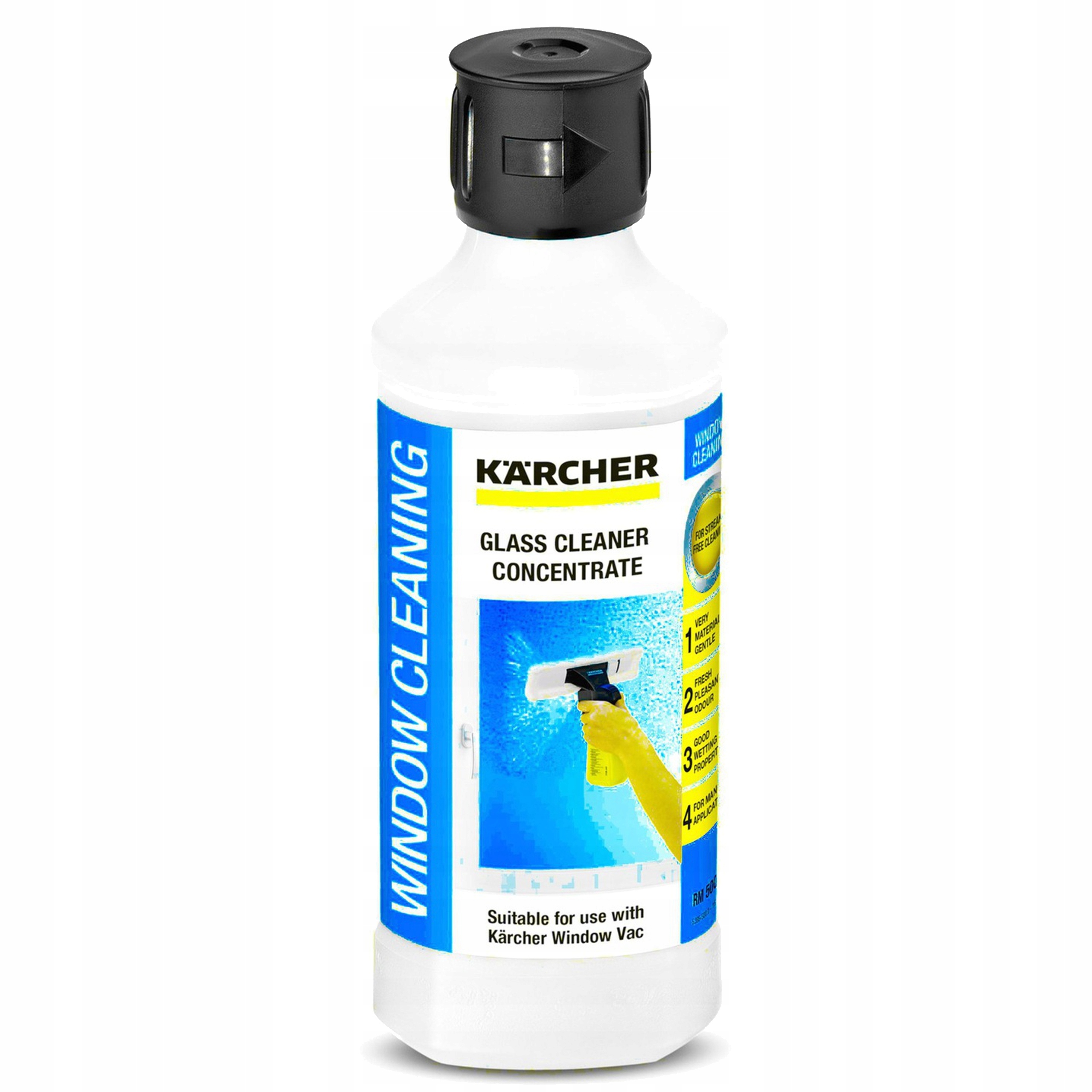 Очиститель стекла карчер. 0) 500 мл. Концентрат для мойки стекол karcher rm 503 0,5л 6. Очиститель для стекол немецкие. Karcher для окон средство.