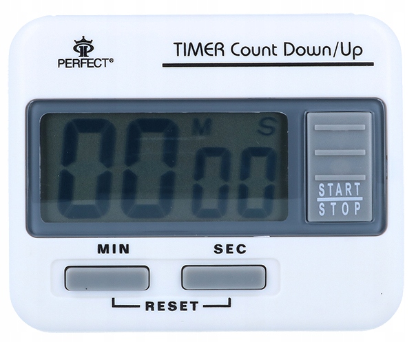 MINUTNIK CYFROWY LCD timer alarm stoper magnes + BATERIA GRATIS