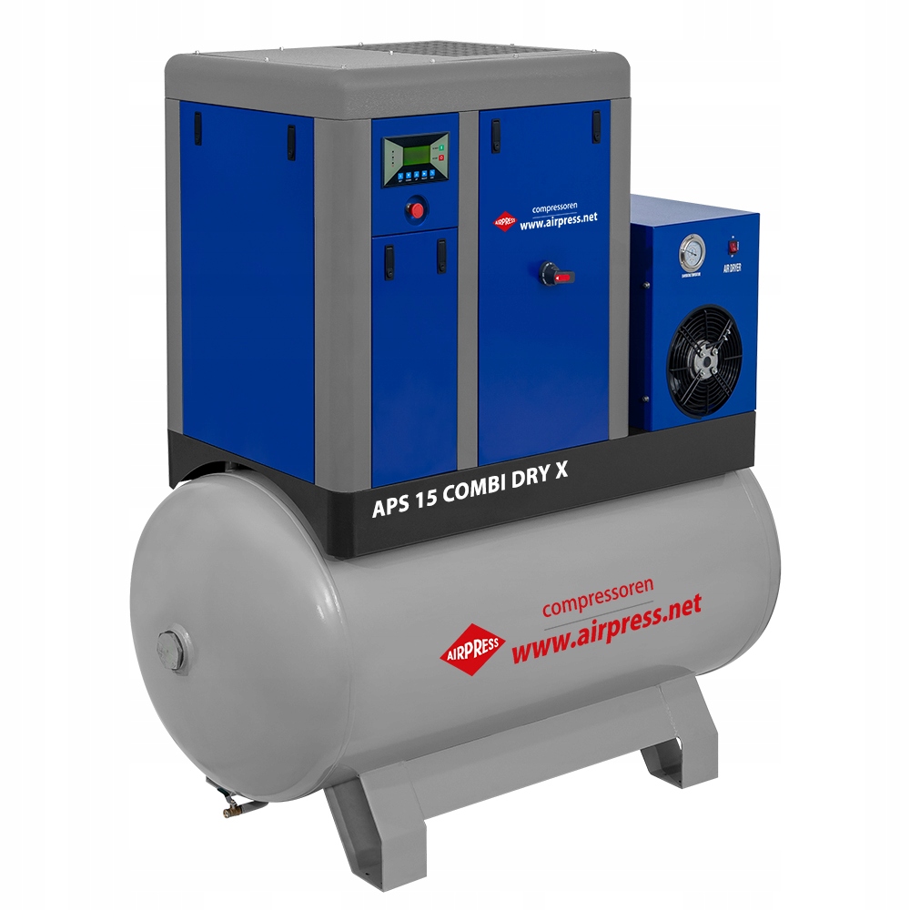 Kompresor śrubowy Airpress Aps 15 Combi Dry X 500l