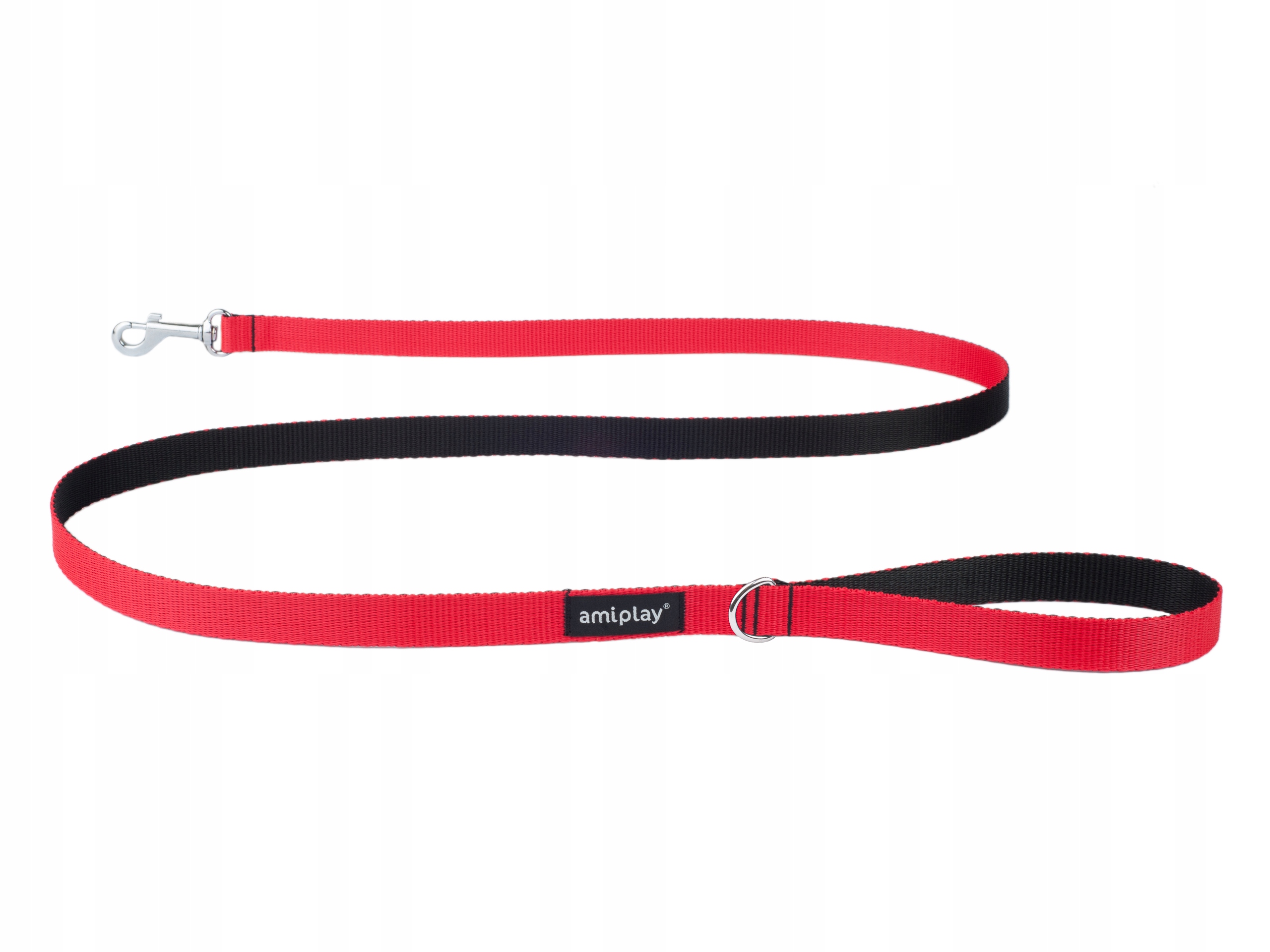 

amiplay Smycz klasyczna Twist 150 cm M Czerwona
