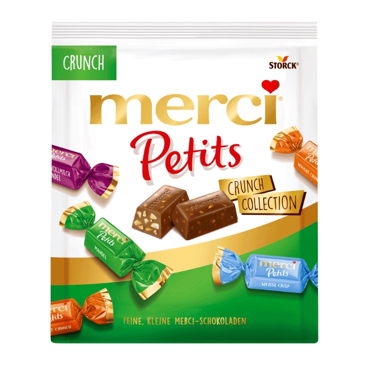 CUKIERKI MERCI PETITS CRUNCH COLLECTION 200g Z NIEMIEC