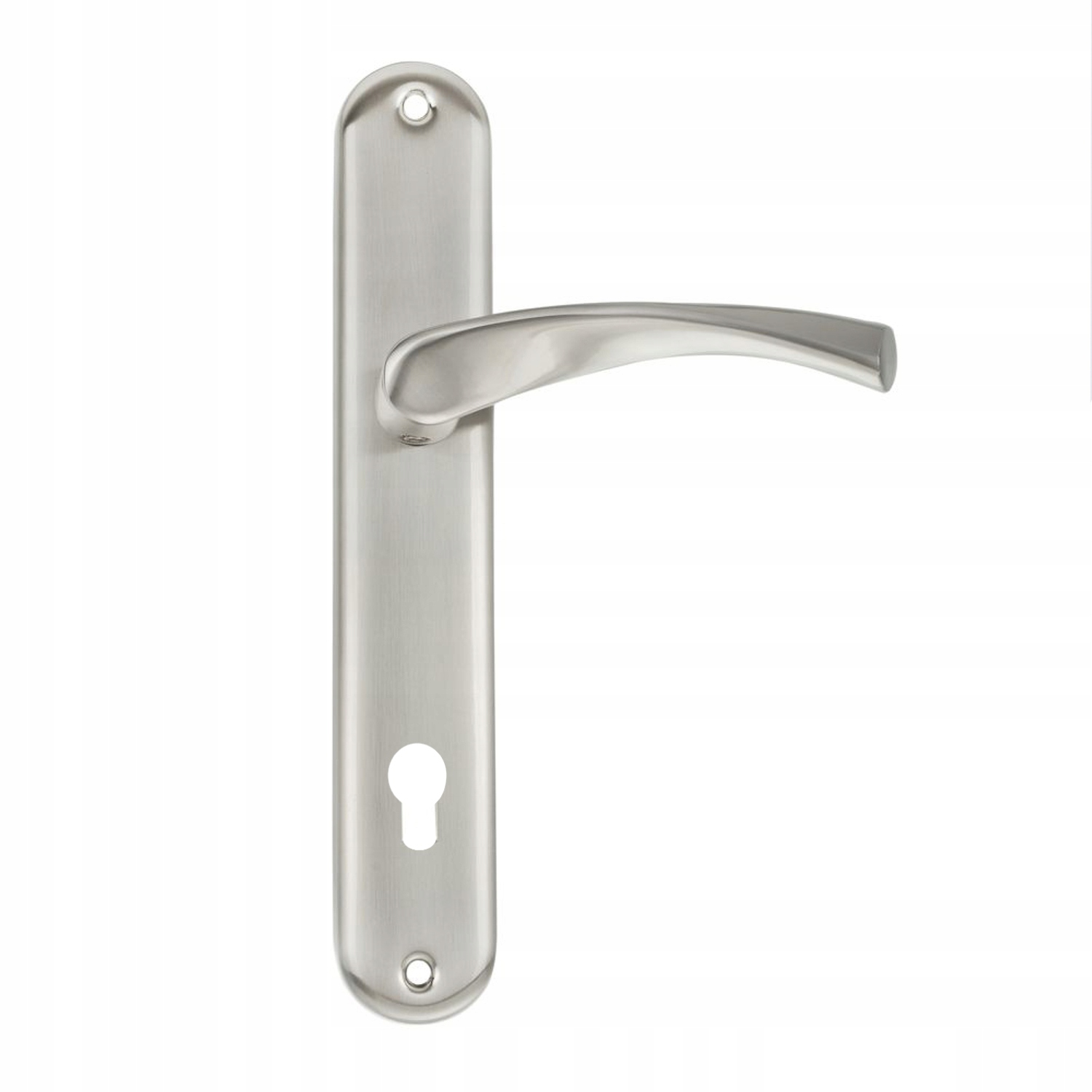 

Klamka Do Drzwi Drzwiowa Nikiel Satyna 72 mm Wkład