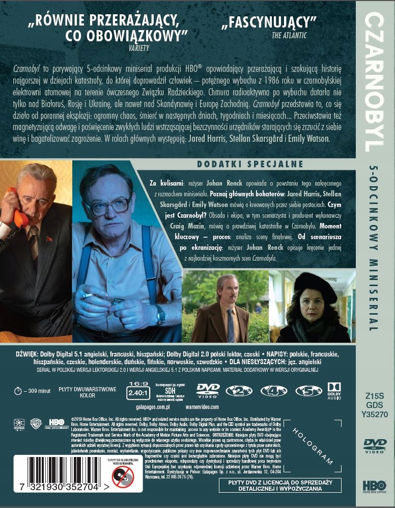 CZARNOBYL (2 DVD) Gatunek seriale