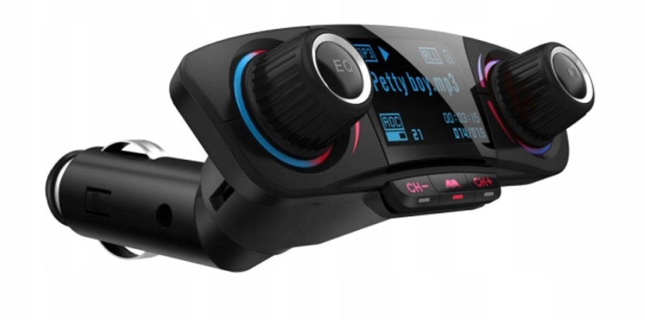 

Transmiter Fm Zestaw Głośnomówiący Ładowarka MP3