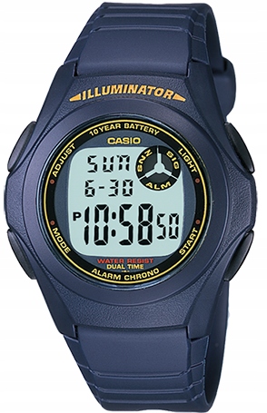 

Cyfrowy Zegarek Męski Casio F200W-2B Iluminator