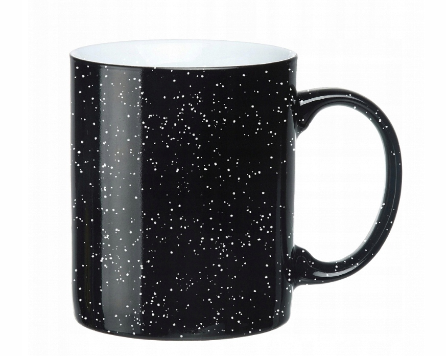 

Kubek ceramiczny 300ml Galaxy w kropki Czarny