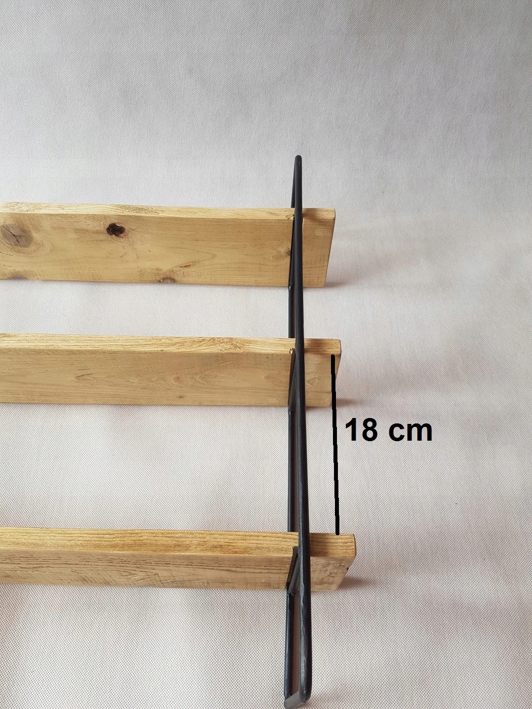 Regał ścienny półka wisząca LOFT regał na książki Liczba poziomów 3