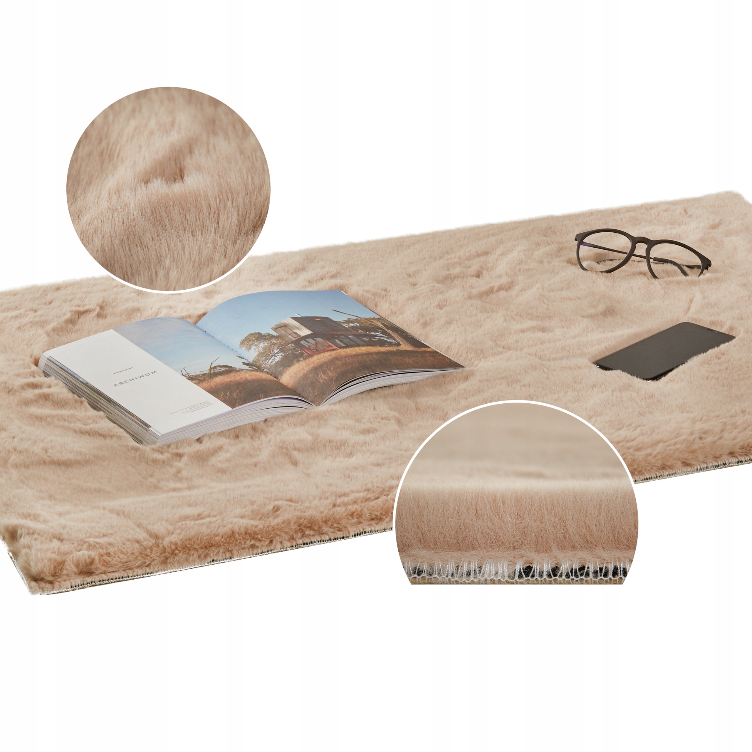 Dywan 120x160 Futro Królika Oslo +2 Dywan Gratis Kod producenta Dywan Rabbit + gratis mały