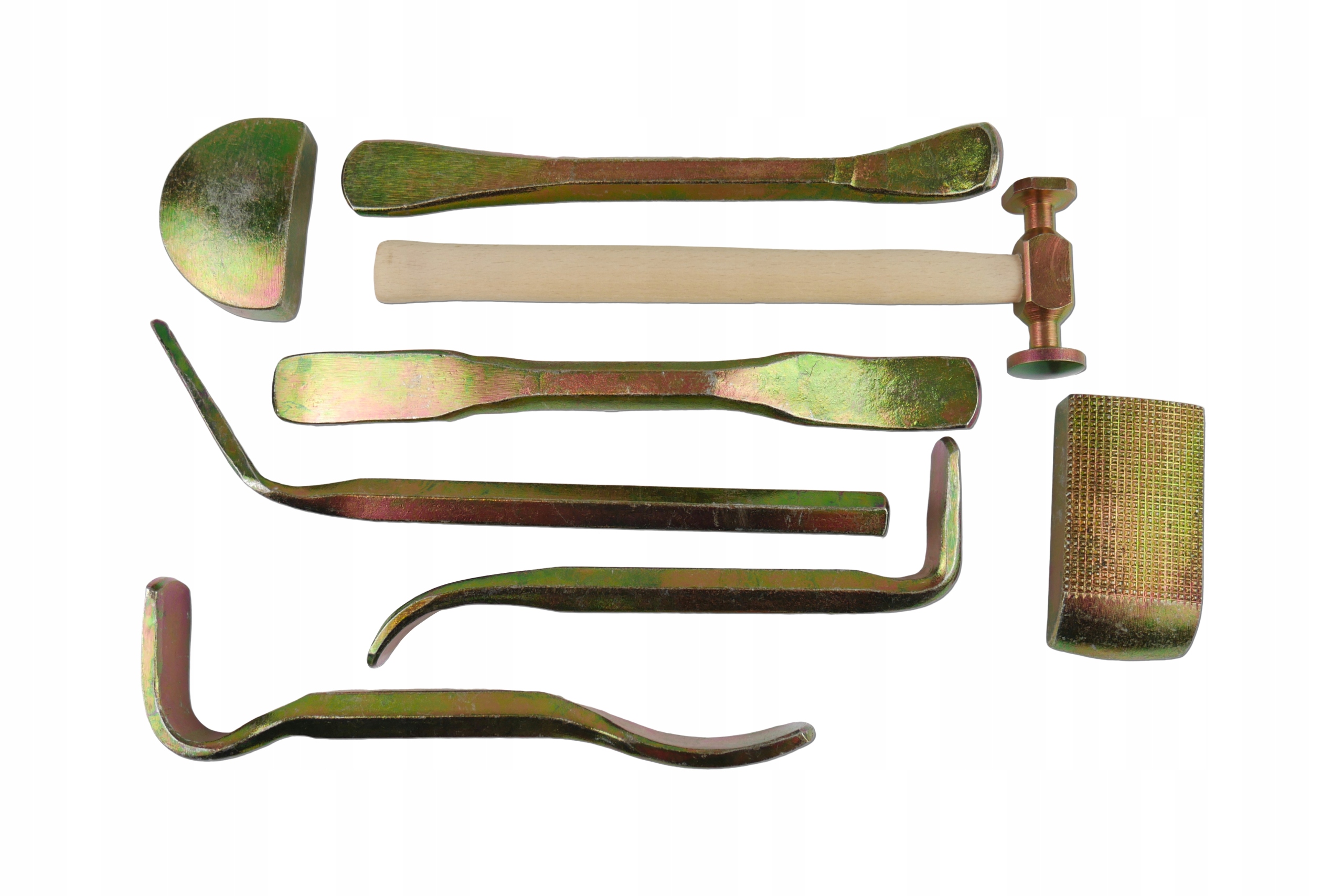 Lyzki blacharskie do karoserii blachy 8szt Walizka