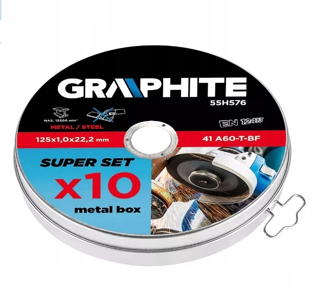 

Graphite 55H576 Tarcza Tnąca Do Metalu 125MM 10szt