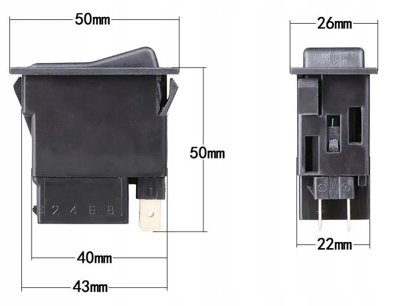 WŁĄCZNIK TRAKTOR 12V 16A CIĄGNIK URSUS KOMBAJN VCD Producent części inny