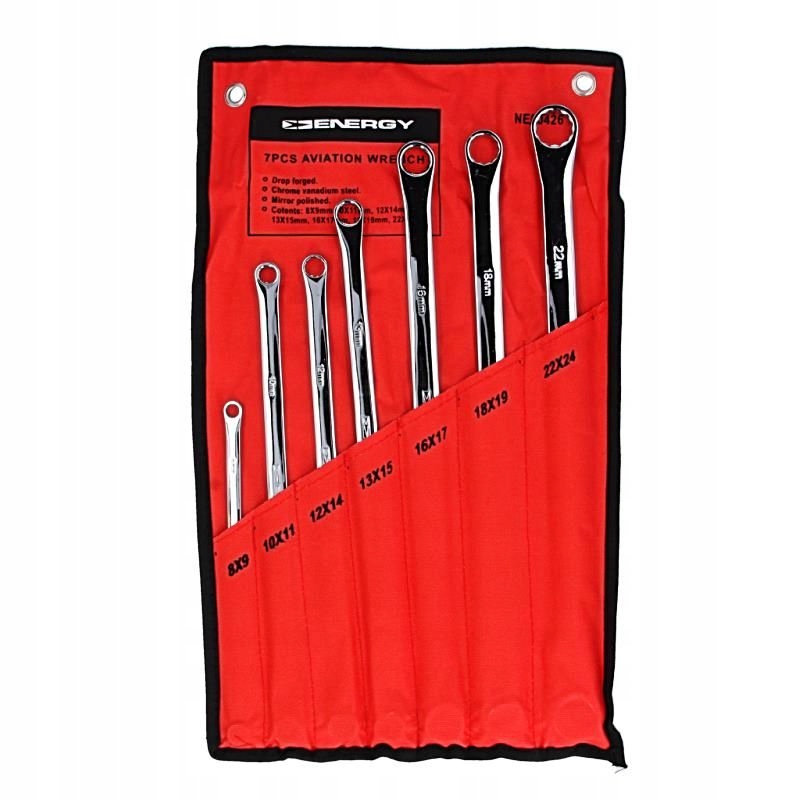 Energy KLUCZE OCZKOWE B DLUGIE DO NAPINACZY 7 SZT