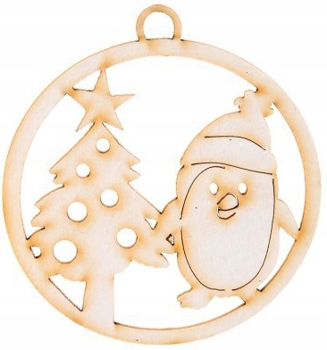 

Świąteczna Zawieszka,Bombka na Choinkę - Pingwin