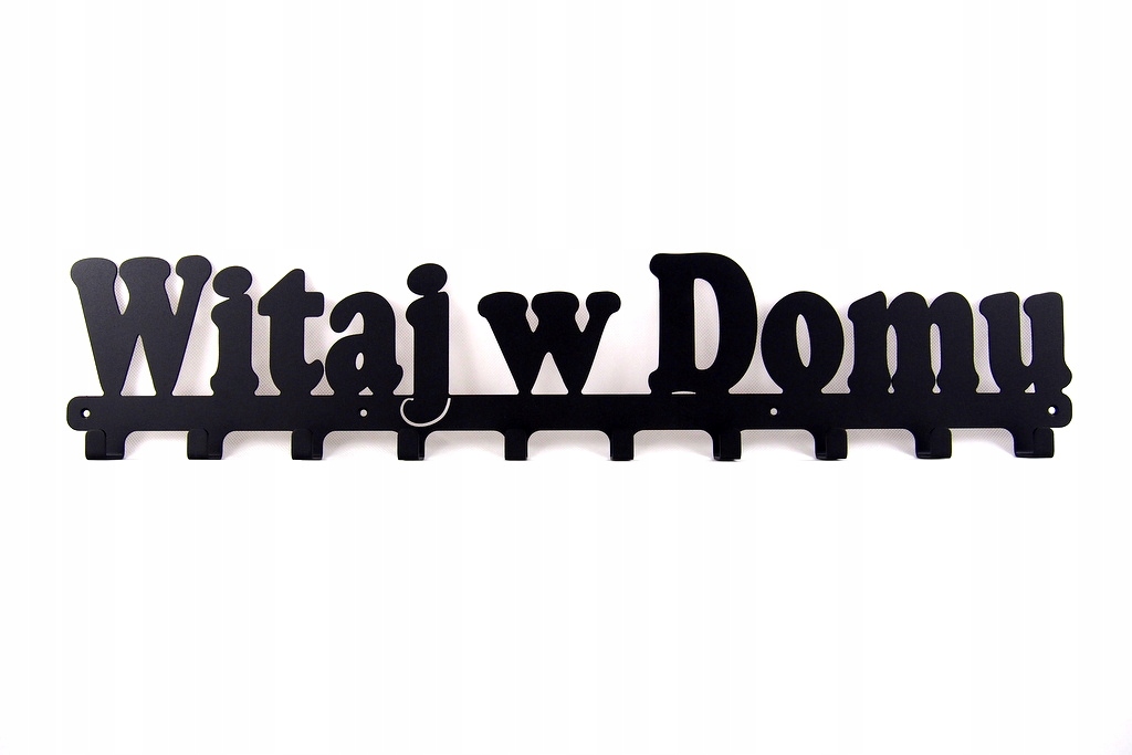 Věšák do předsíně, oblečení, klíče Vítejte doma