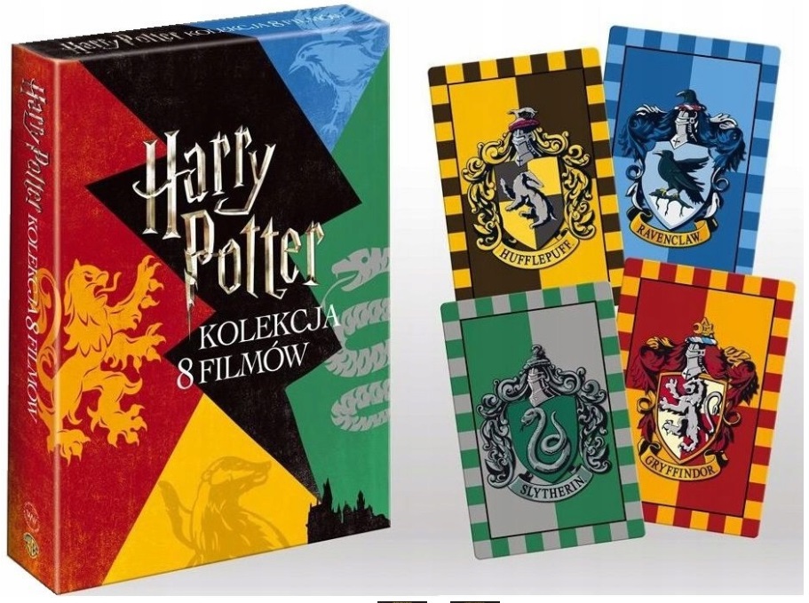 

Harry Potter Pełna Kolekcja 8 Filmów 8DVD Karty
