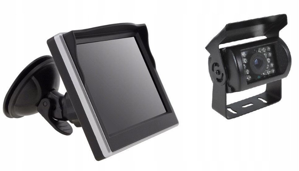 

Zestaw Monitor 5" +kamera cofania optyka Sony