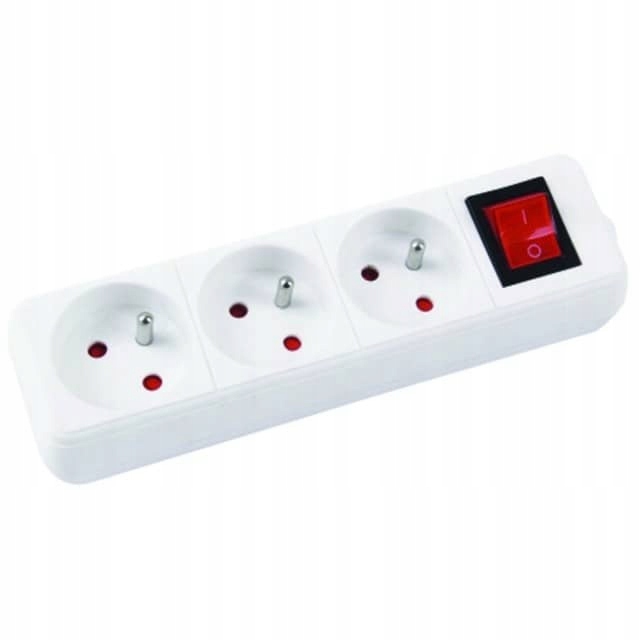 

Przedłużacz Office Products 3m/3 gniazda z włączni