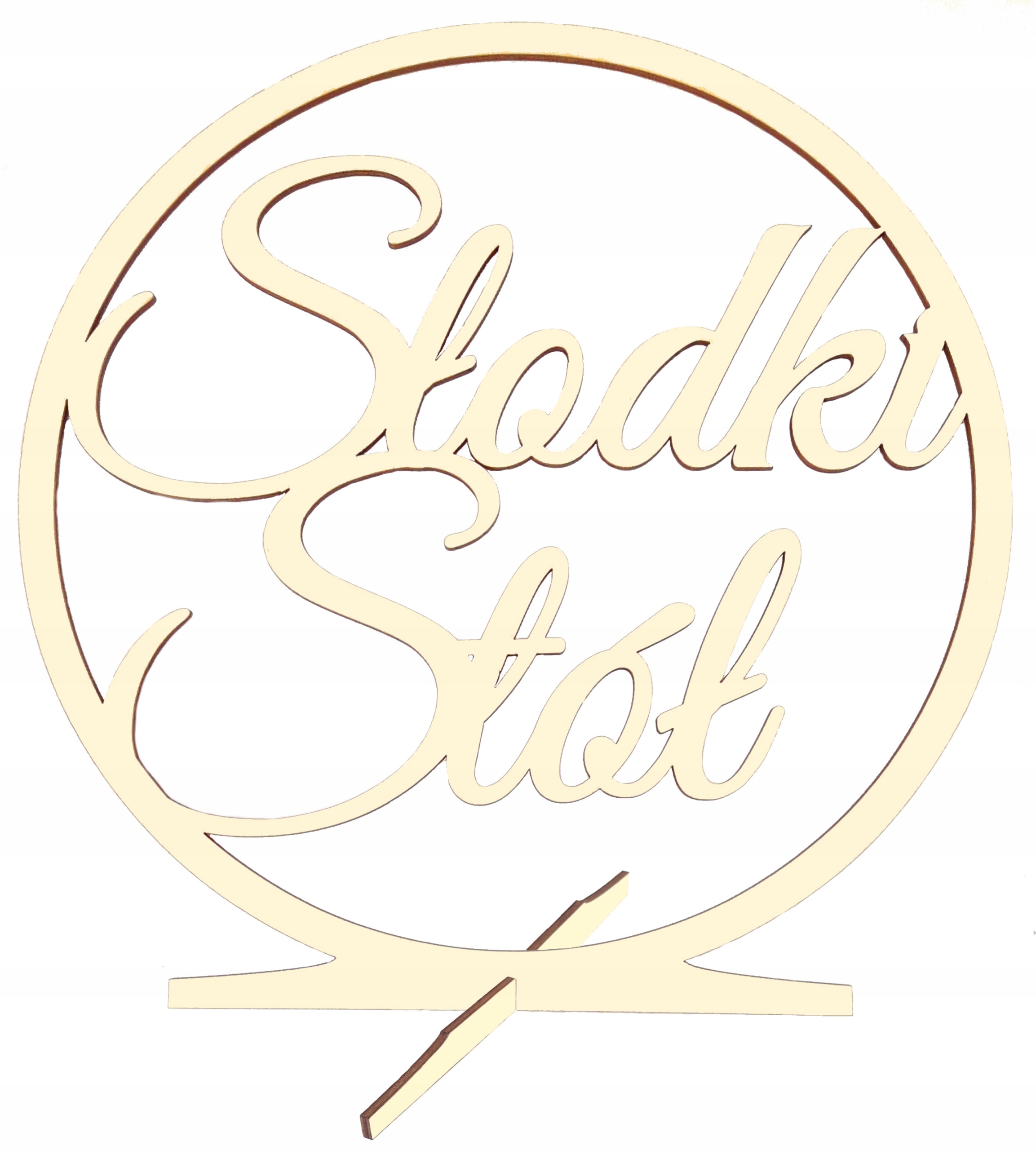 

Drewniane Koło Stojak Słodki STÓŁ-SS-01
