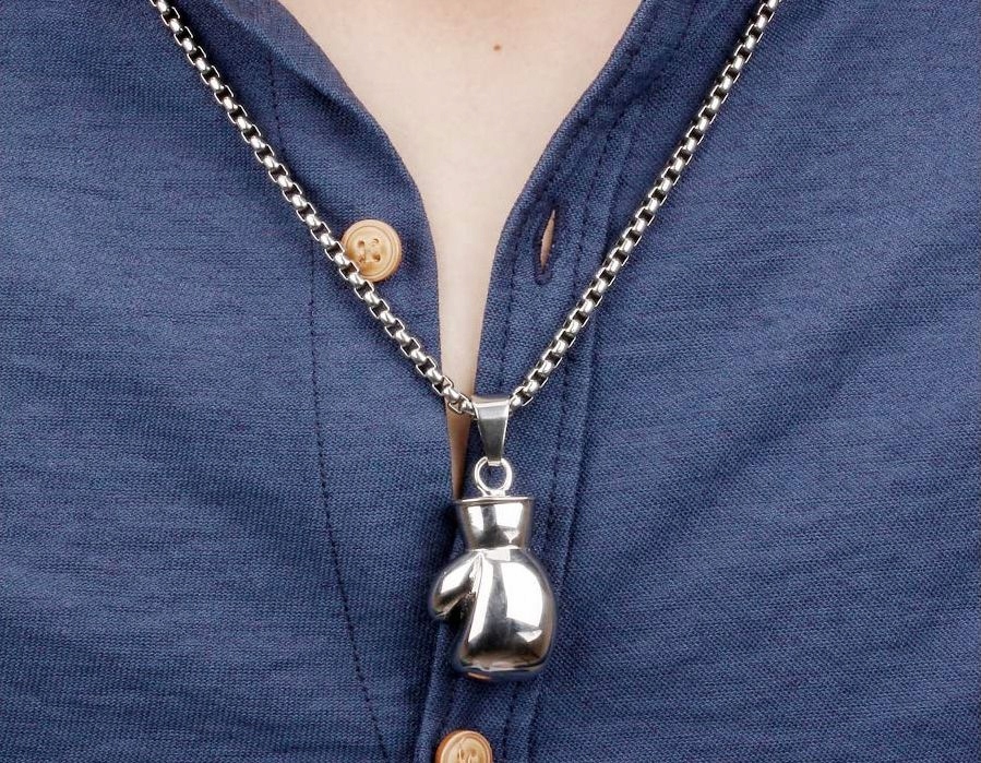 ZAWIESZKA RĘKAWICA BOKSERSKA ZŁOTA STAL 316L Cechy nie zawiera niklu