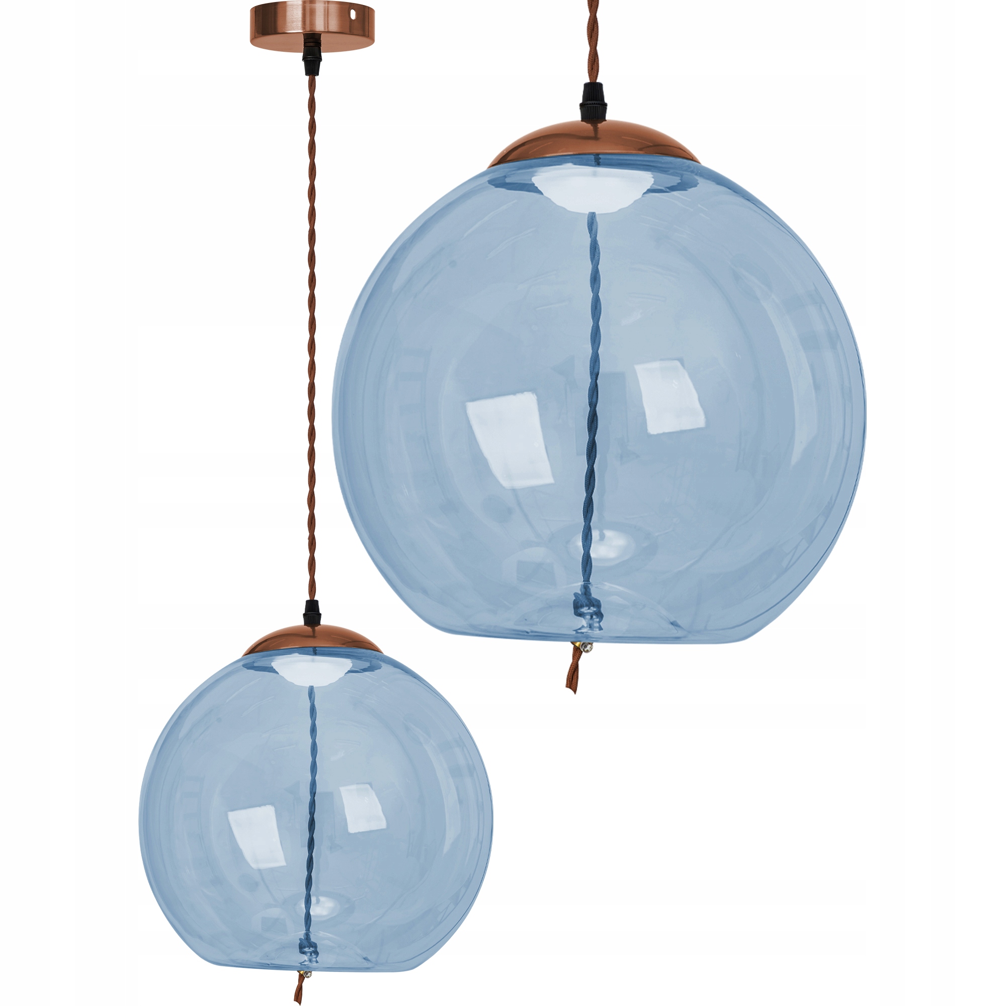 

Lampa Wisząca Led Szklana Nowoczesna Sznur