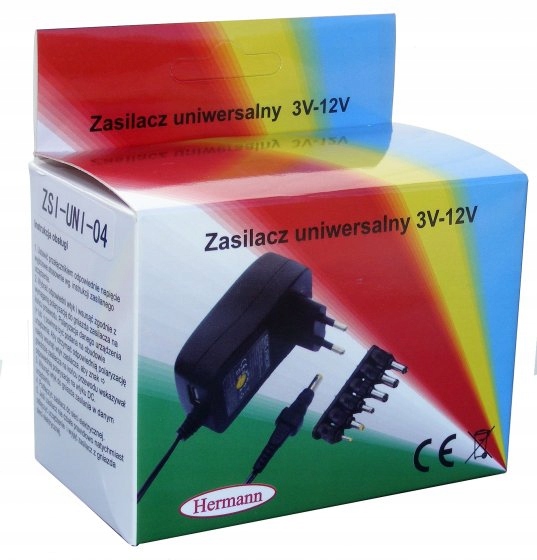ZASILACZ UNIWERSALNY REGULOWANY 3V-12V 2500mA 2A T Model ltc