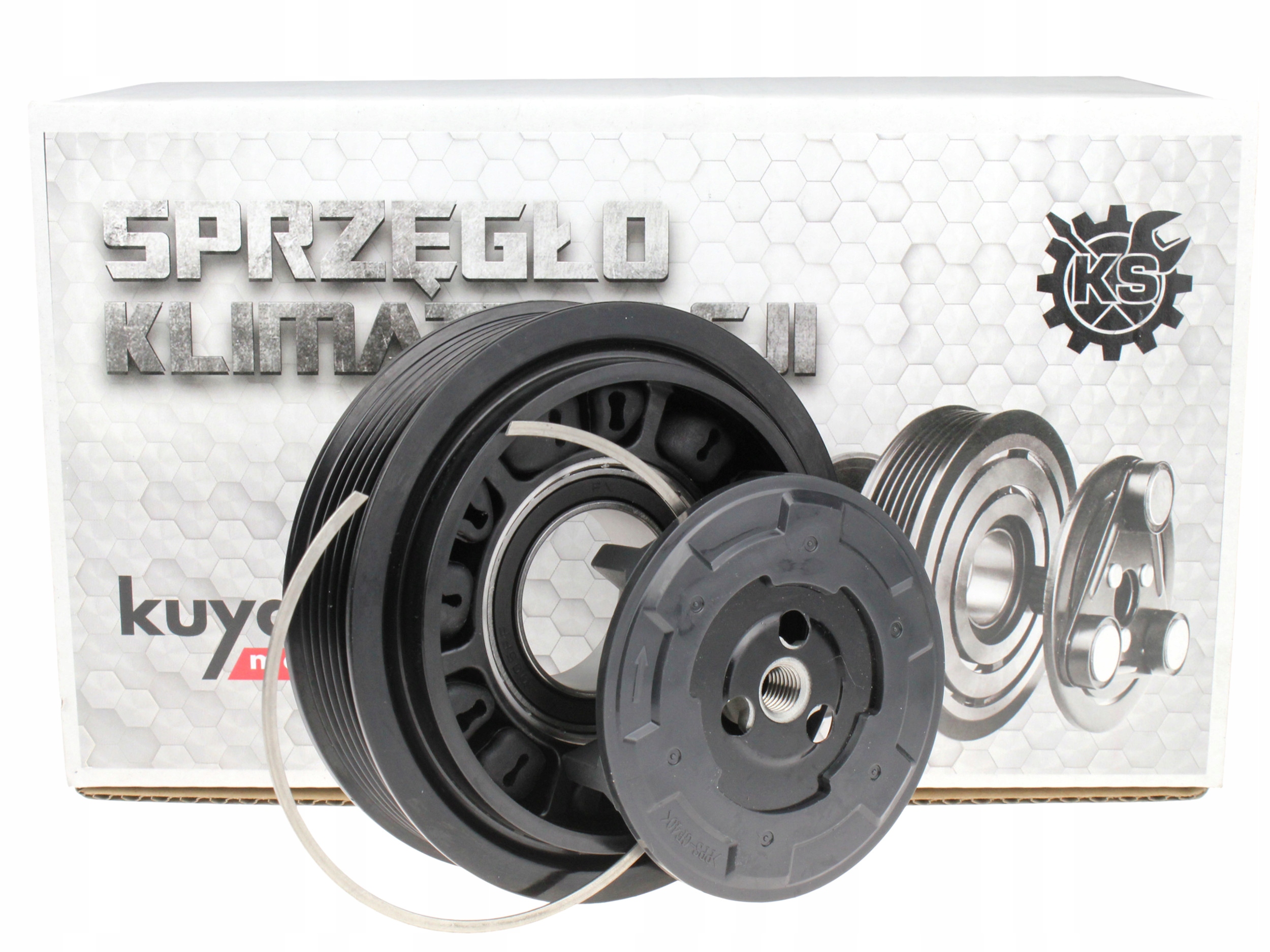 SPRZĘGŁO SPRĘŻARKI KLIMATYZACJI DENSO VW 6SEU12C