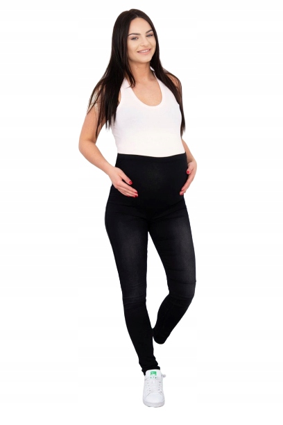 

Spodnie Ciążowe Jeans Czarny Jeans slim Roz 42 XL