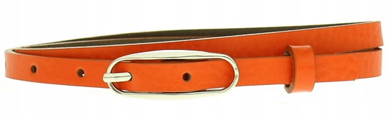 Pasek dziecięcy dla dziewczynki CHABROWY PL skóra Odcień chabrowy