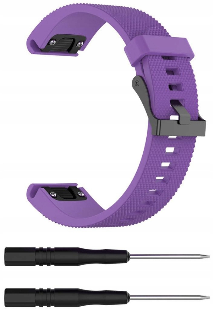 

Fioletowy Silikonowy Pasek Garmin Fenix 6S Pro