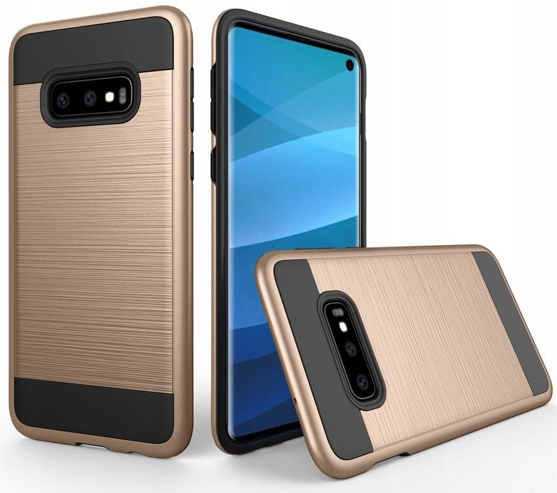 Samsung Galaxy S10 Etui Brushed Armor + Folia 3D