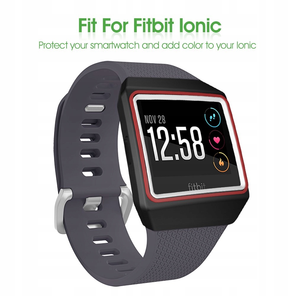 AWINNER Kolorowe etui na Fitbit Ionic - 3 szt. Model brak