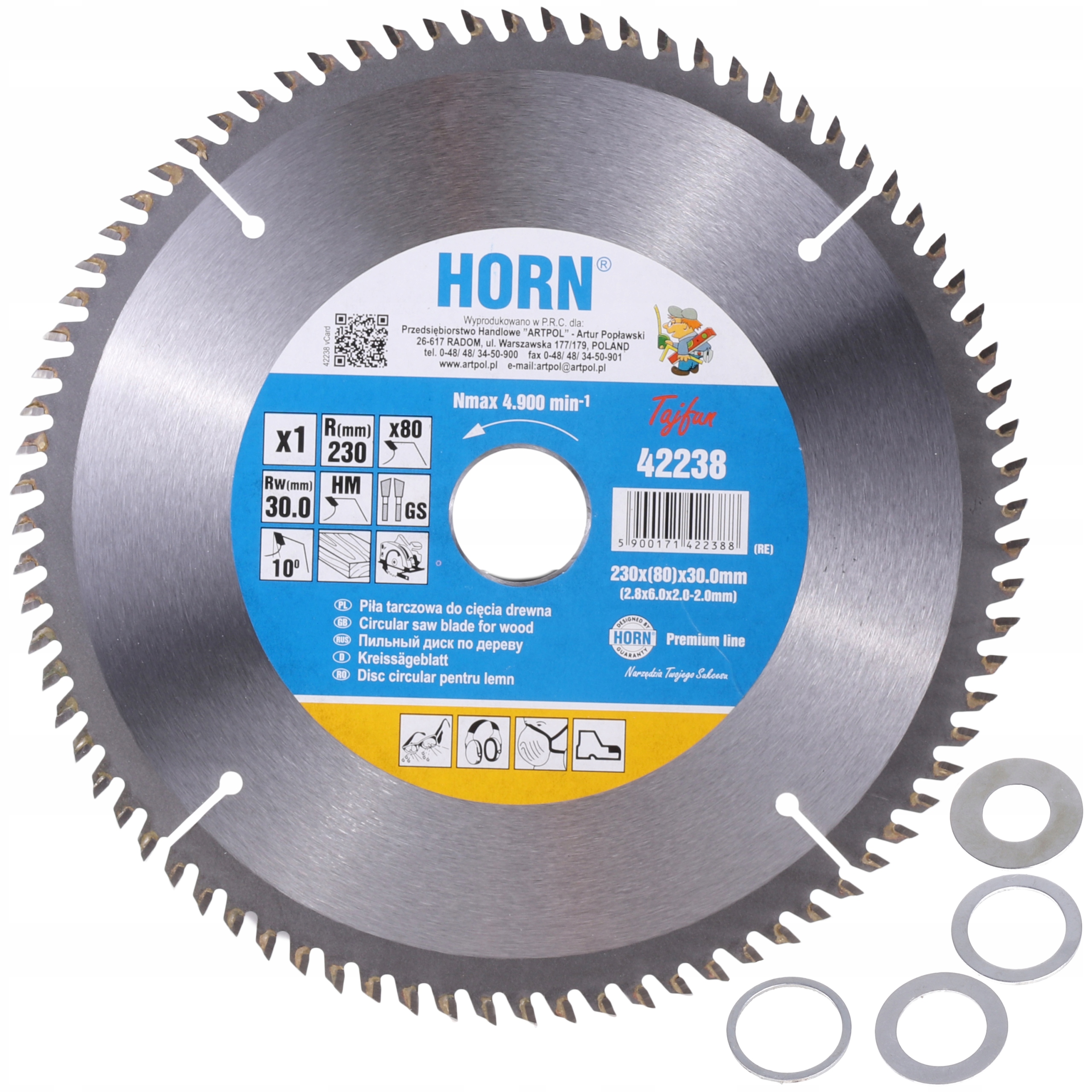 

Tarcza Widiowa Do Drewna Piła Tnąca 200x30,0 / 60T