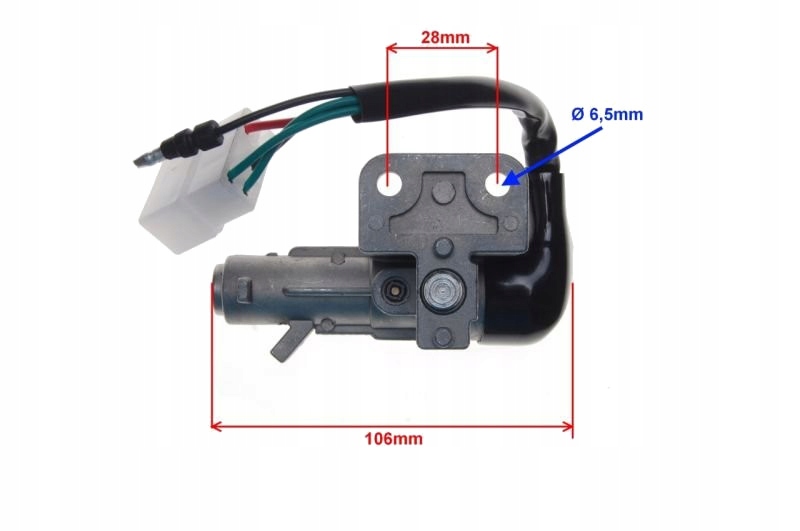 STACYJKA Z ZESTAWEM ZAMKOW DO KYMCO AGILITY 50 Part number 000000