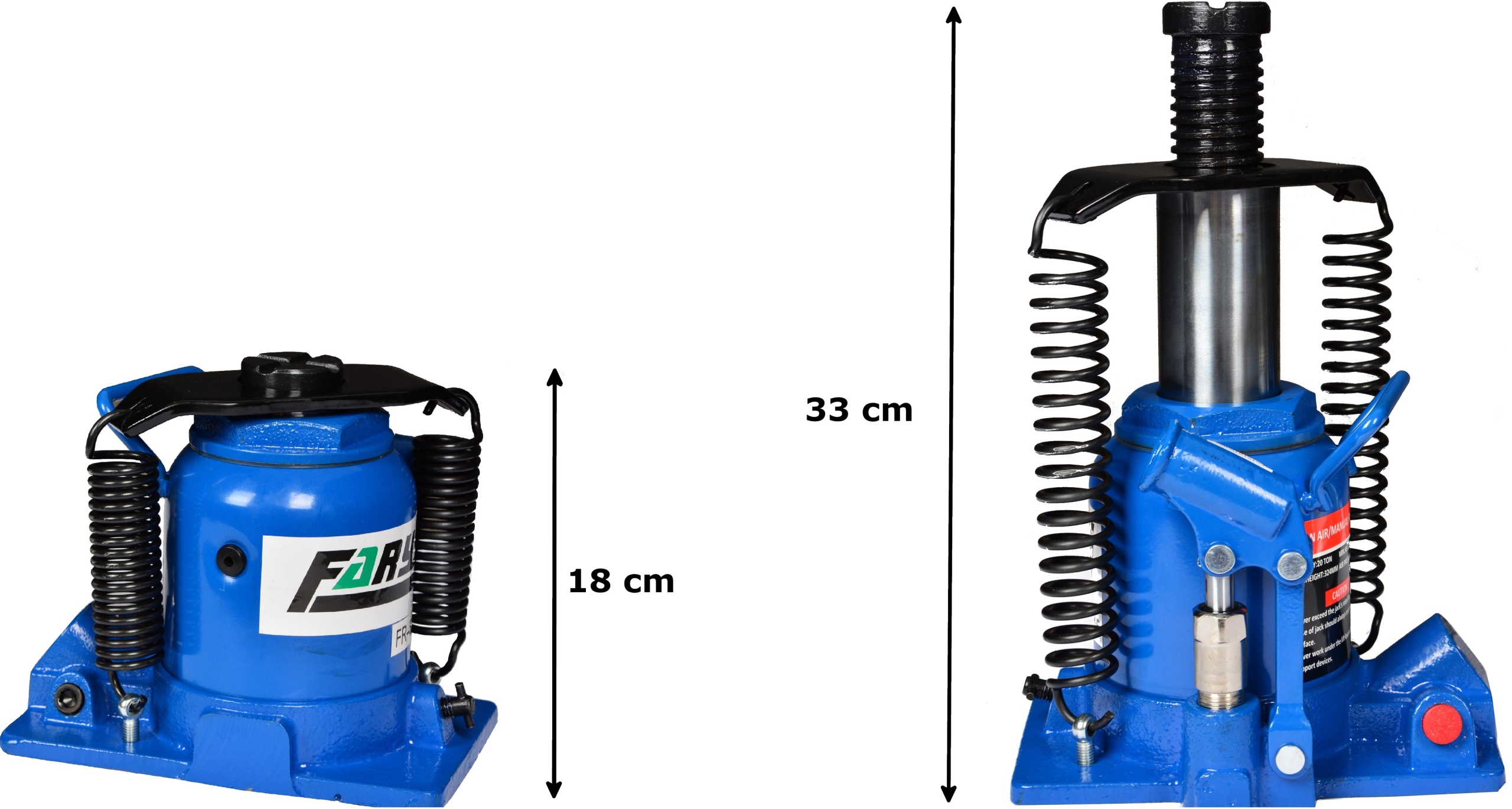 PODNOSNIK hydrauliczny pneumatyczny 20t Farys Producent code FR5315