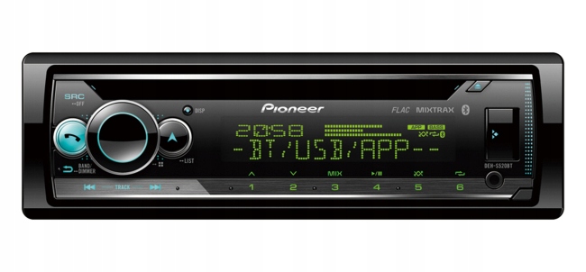 

Pioneer DEH-S520BT Usb CD Bt iPhone Spotify Radio