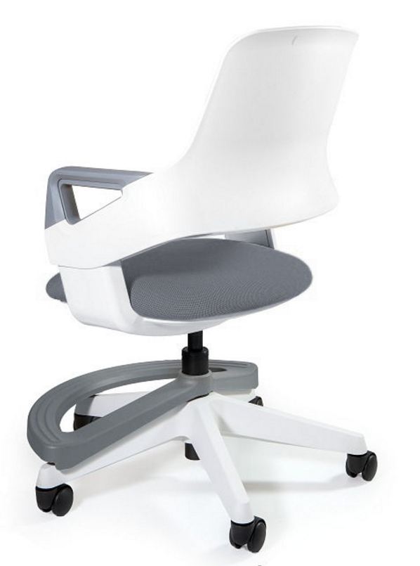 ERGONOMICZNE KRZESŁO DZIECIĘCE Rookee szary Kolor korpusu biały