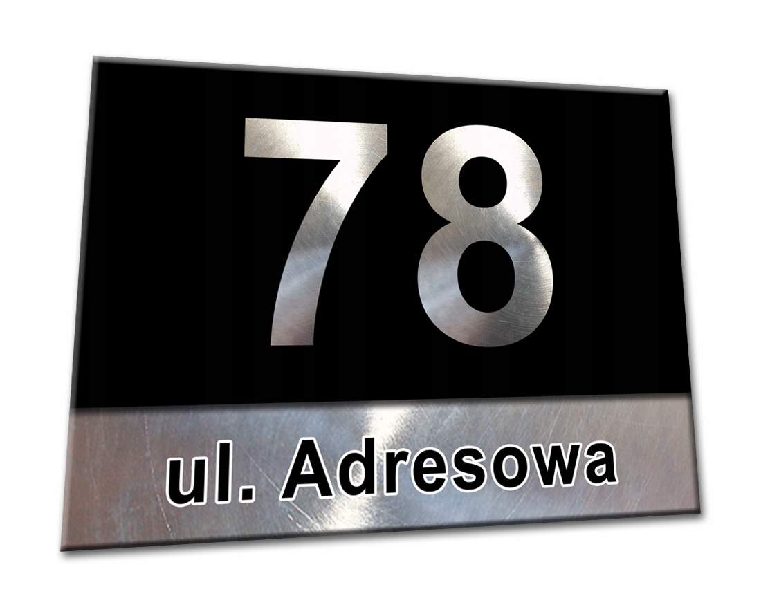 

Tabliczka Z Adresem adres dom numer domu tablica