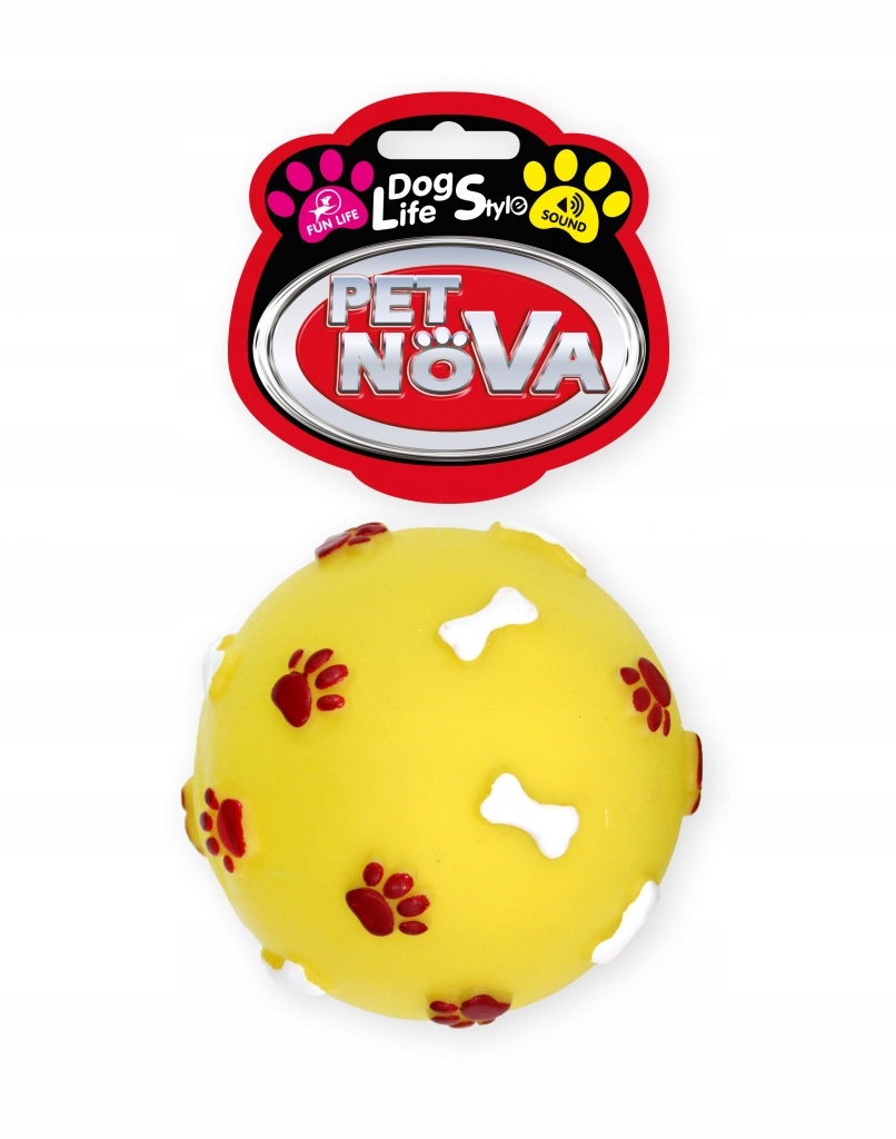 

Pet Nova zabawka dla psa Piłka w łapki 7,5cm