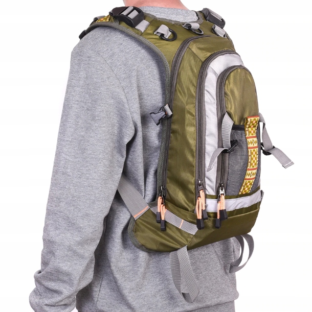 Kamizelka wędkarska spinningowa muchowa + plecak Właściwości oddychające szybkoschnące wiatroszczelne