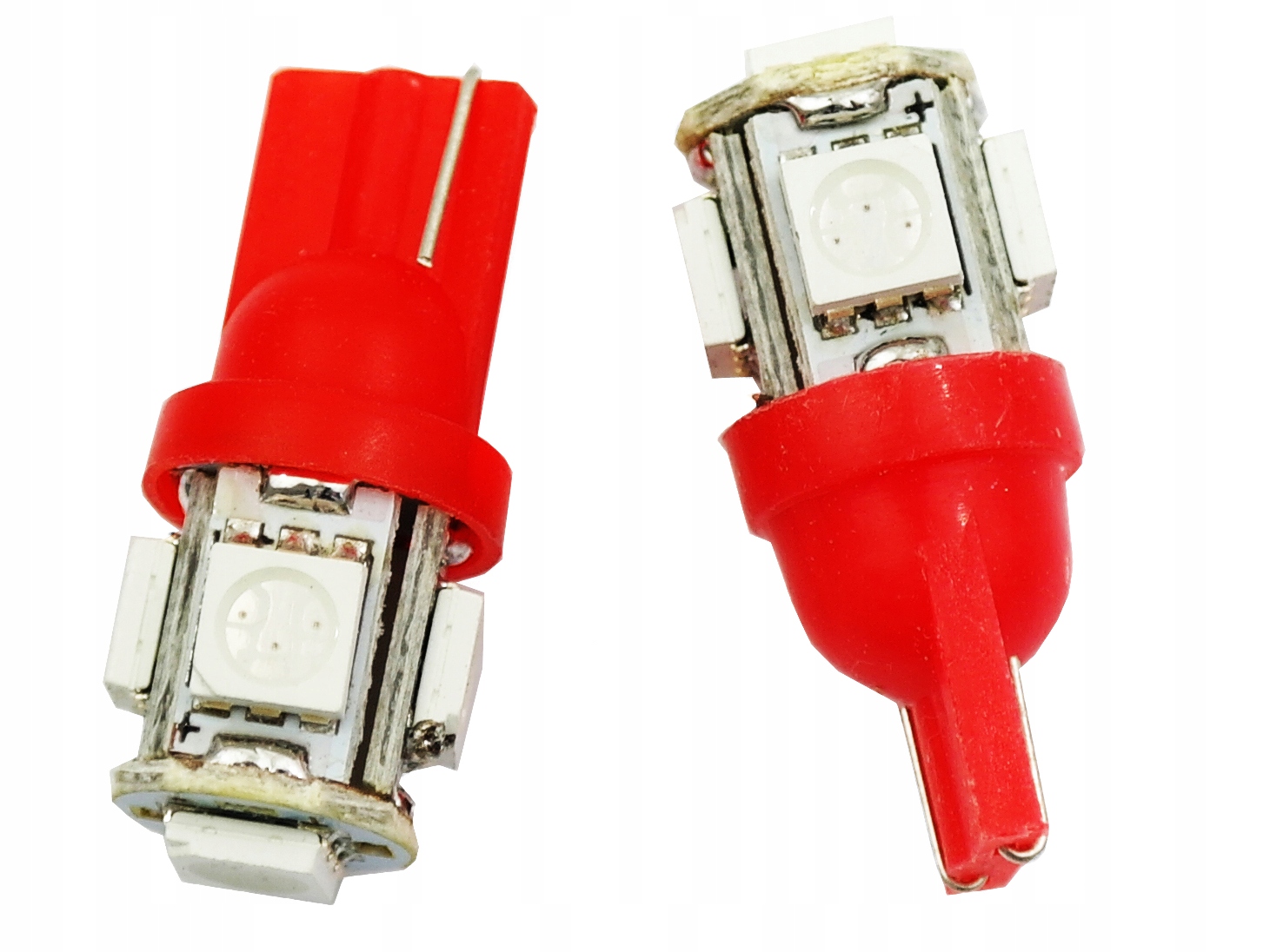 

Żarówka Czerwona W5W 5x Led 5050 Smd T10 Diody