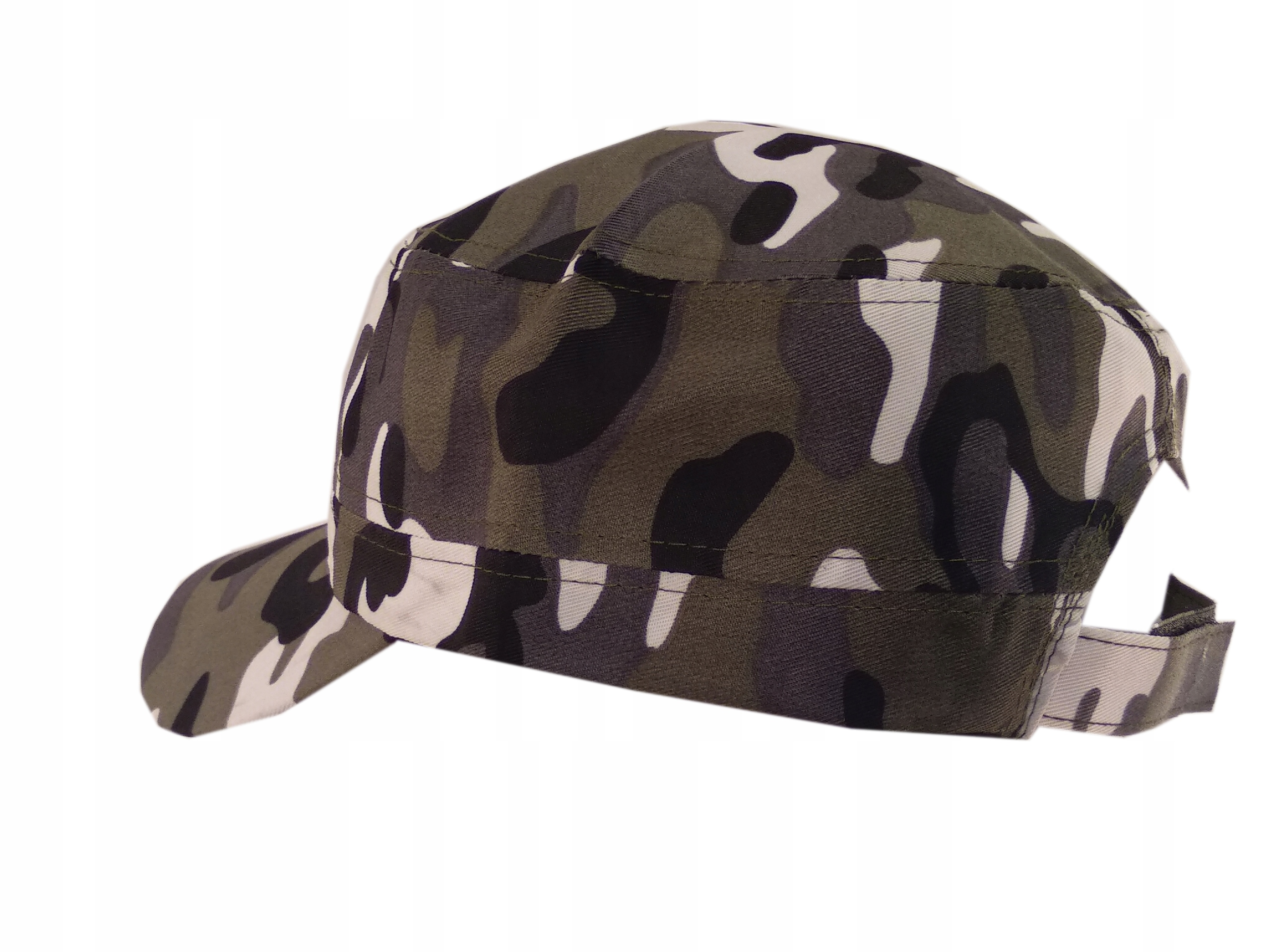 PATROLÓWKA CZAPKA MĘSKA MORO 58 CM REGULOWANA Cechy dodatkowe regulowane zapięcie