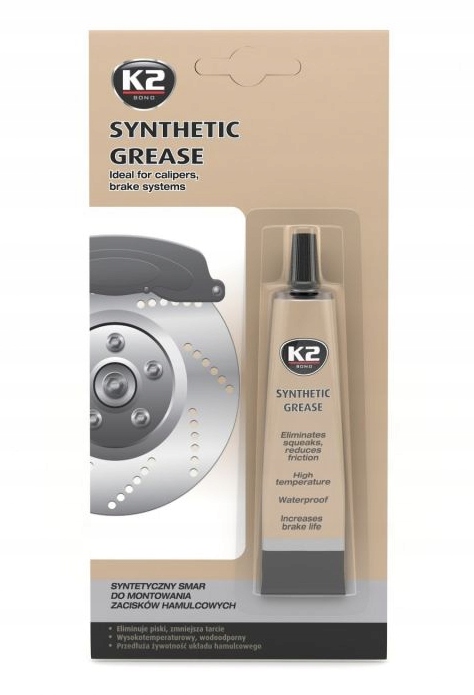 K2 SYNTHETIC GREASE WYSOKOTEMP. SMAR DO TŁOCZKÓW