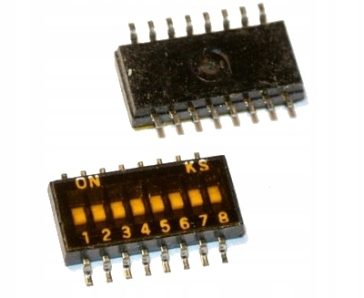 

Przełącznik Dip-switch Smd 8x On-off 1.27mm [1szt]