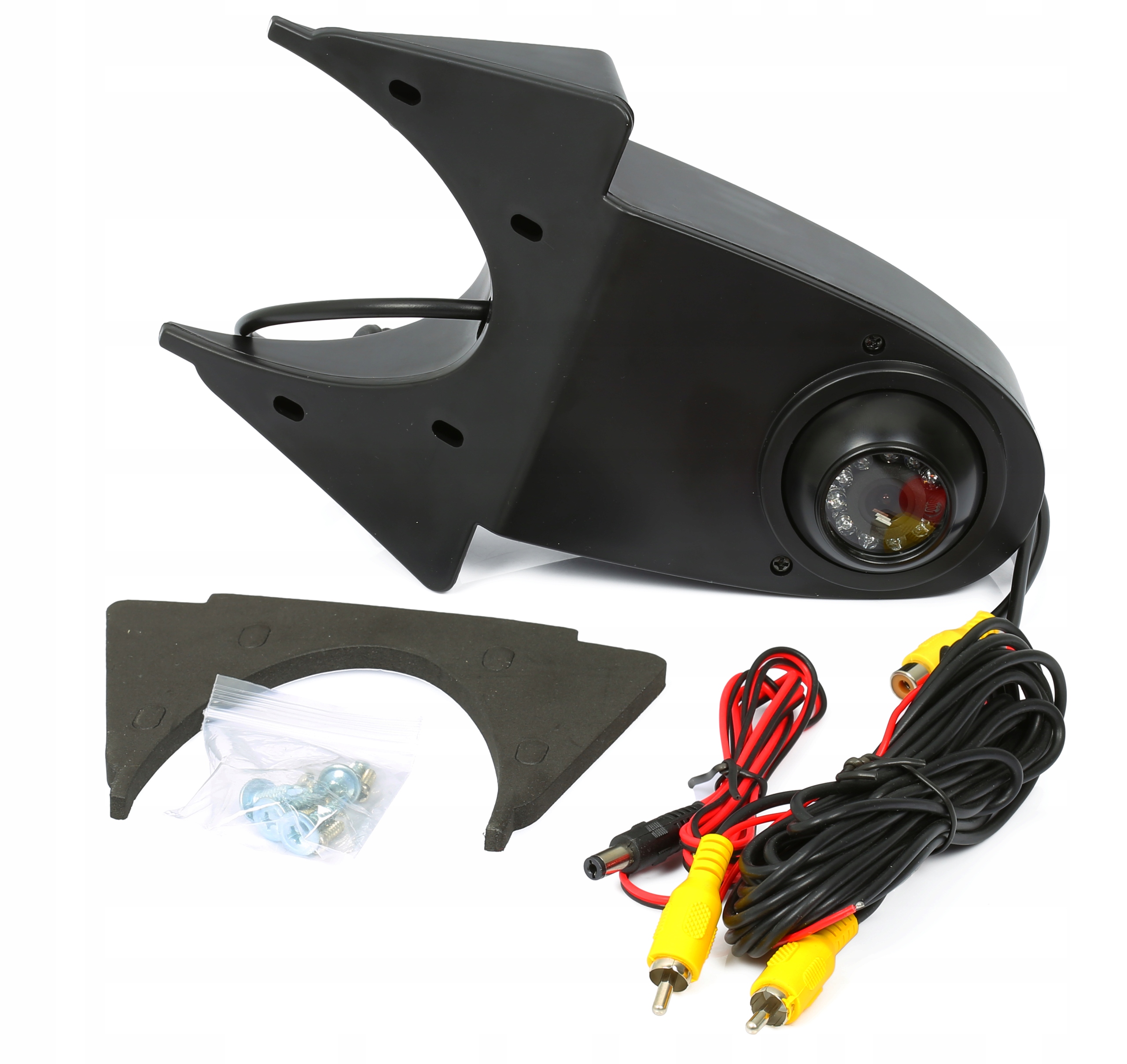 Kamera cofania BUS VIDEO RCA LED IR DUCATO JUMPER Kit Components power cord video cable