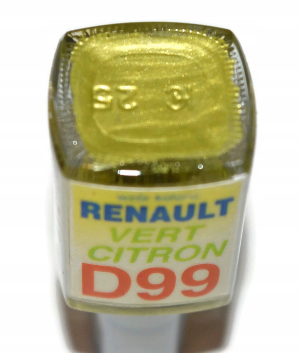 RENAULT D99 VERT CITRON LAKIER ZAPRAWKA DO RYS ARA 10 ML