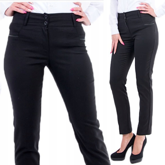 

Spodnie Damskie Cygaretki Rurki 36-54 r. 38